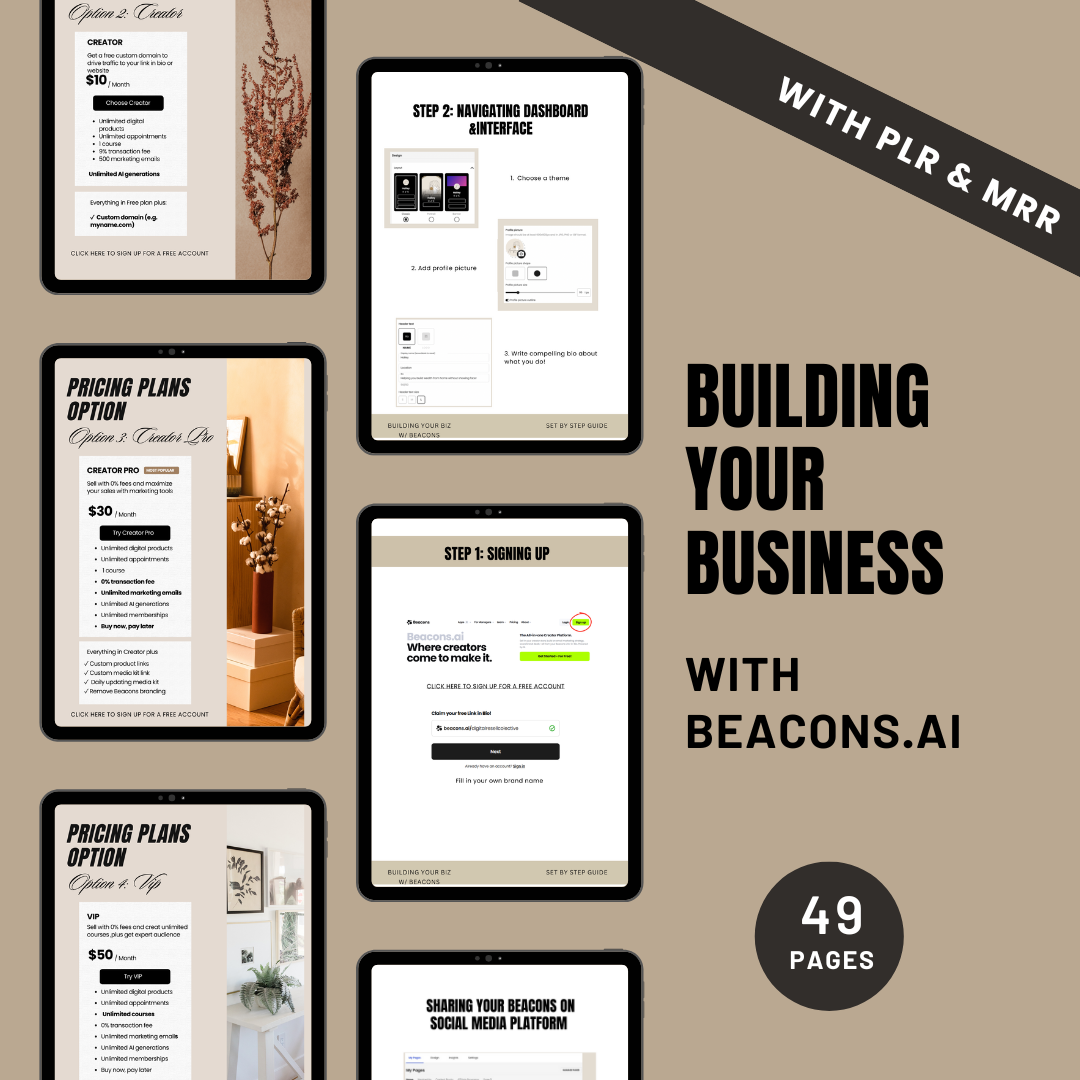 Building Your Business with Beacons.AI