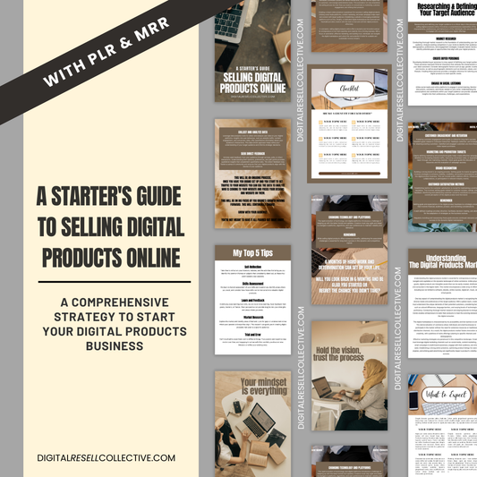 A Starter's Guide: Selling Digital Products Online