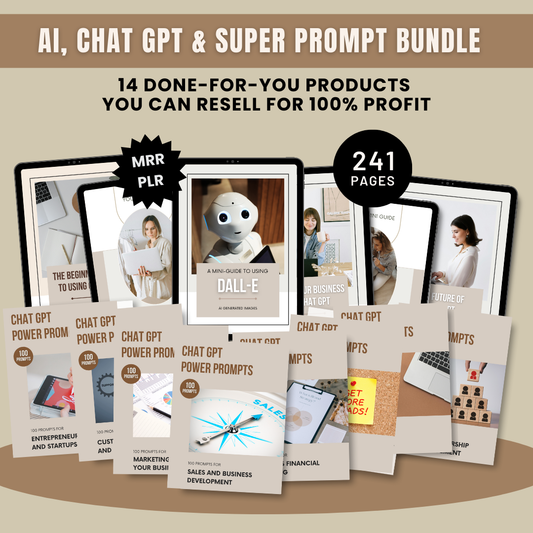 AI, Chat GPT & Power Prompts Bundle