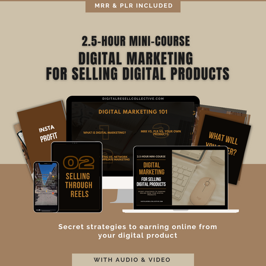 Digital Marketing for Selling Digital Products Mini-Course