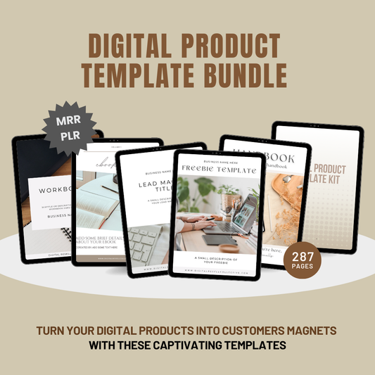 Digital Product Template Bundle