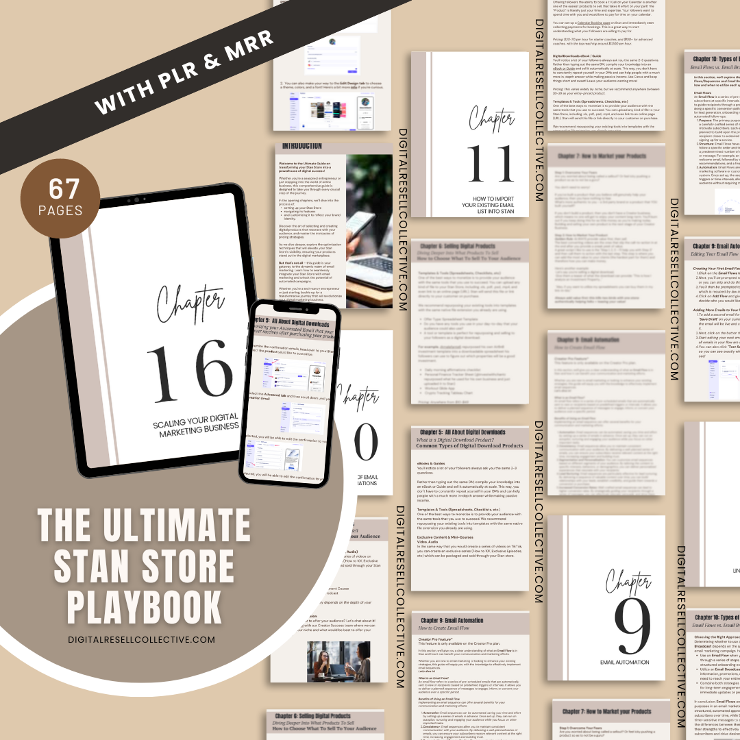 The Ultimate Stan Store Playbook