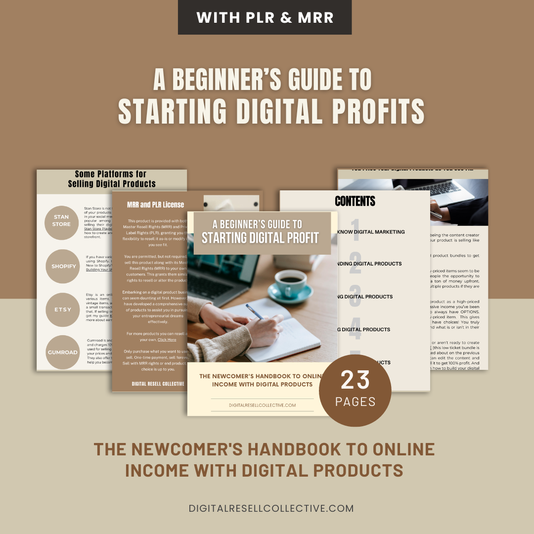 Digital Product Business Guide Bundle for Beginners