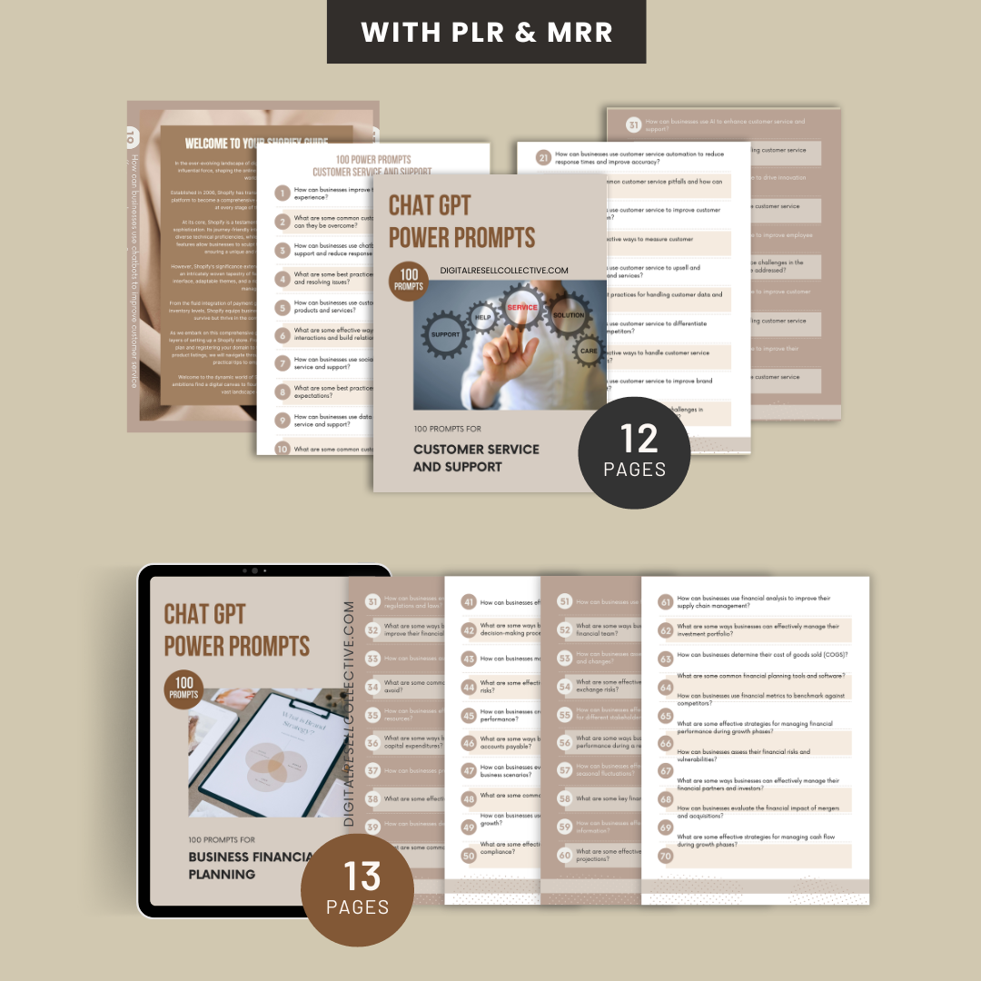 AI, Chat GPT & Power Prompts Bundle