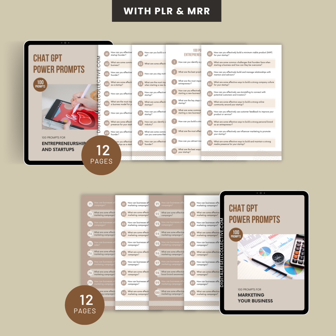 AI, Chat GPT & Power Prompts Bundle