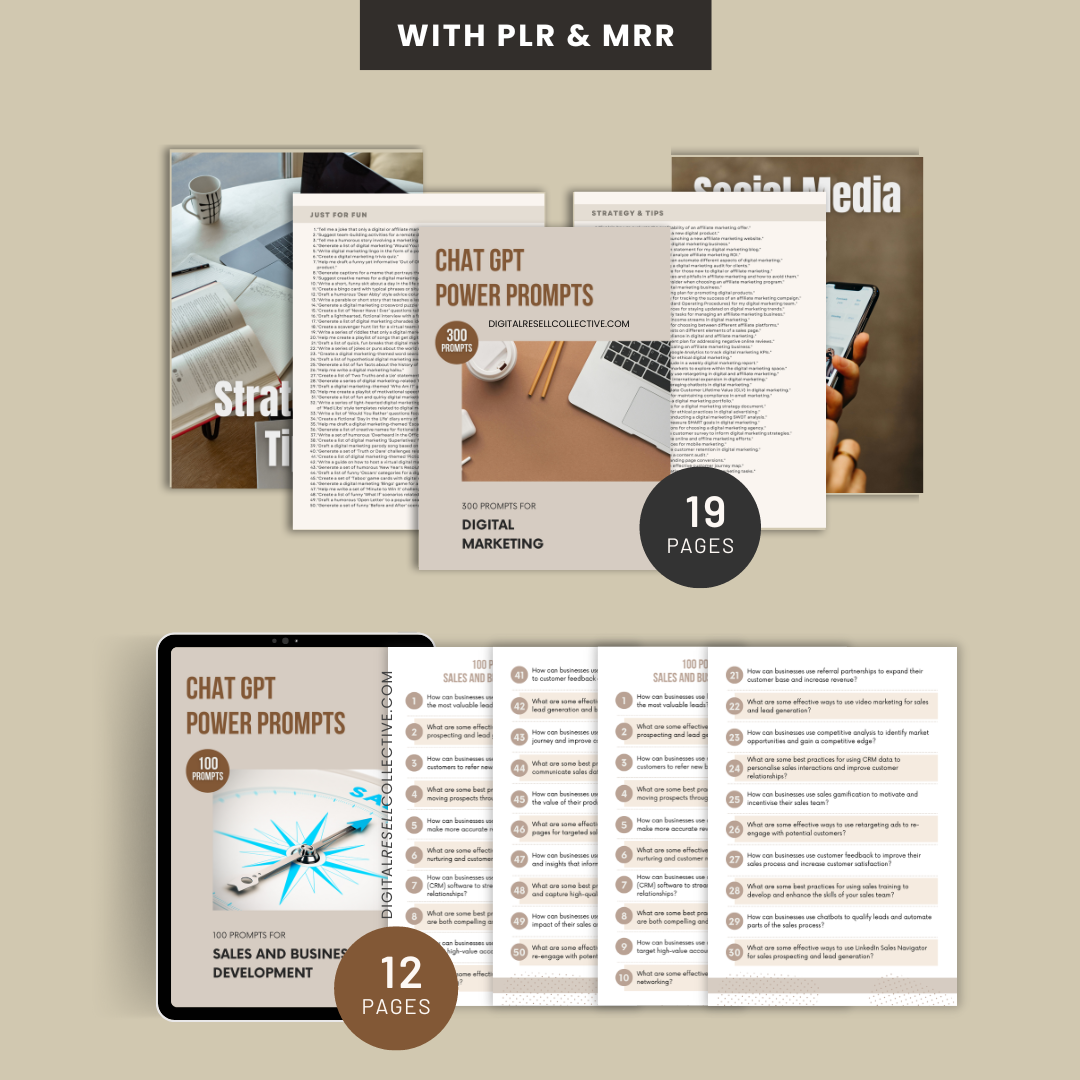 AI, Chat GPT & Power Prompts Bundle