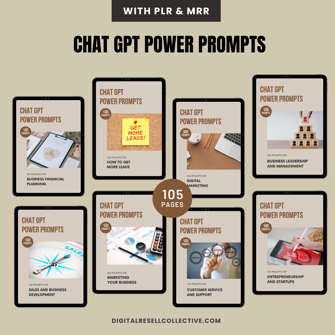 AI, Chat GPT & Power Prompts Bundle